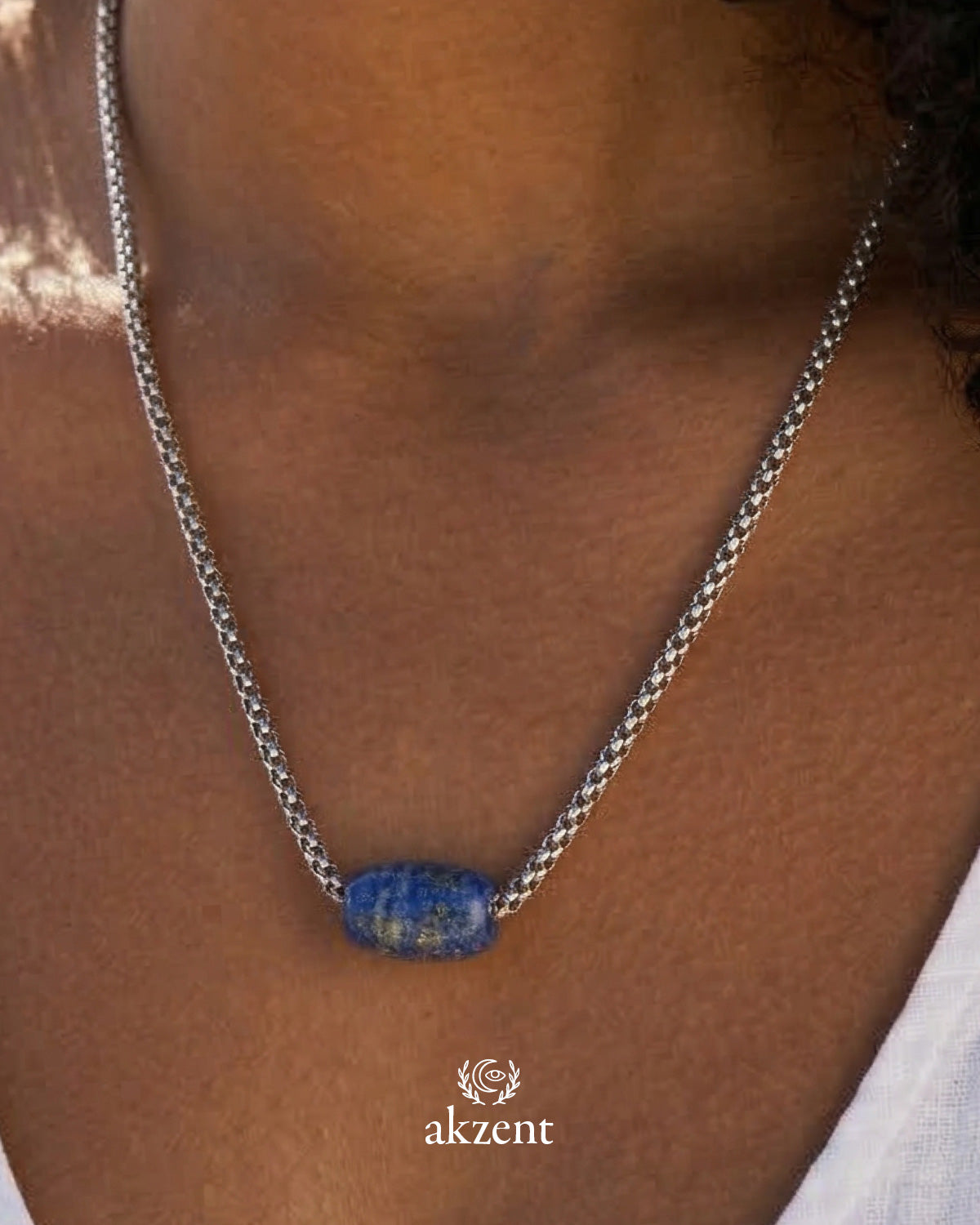 Akzent "Juniper" Kette mit Onyx-Anhänger