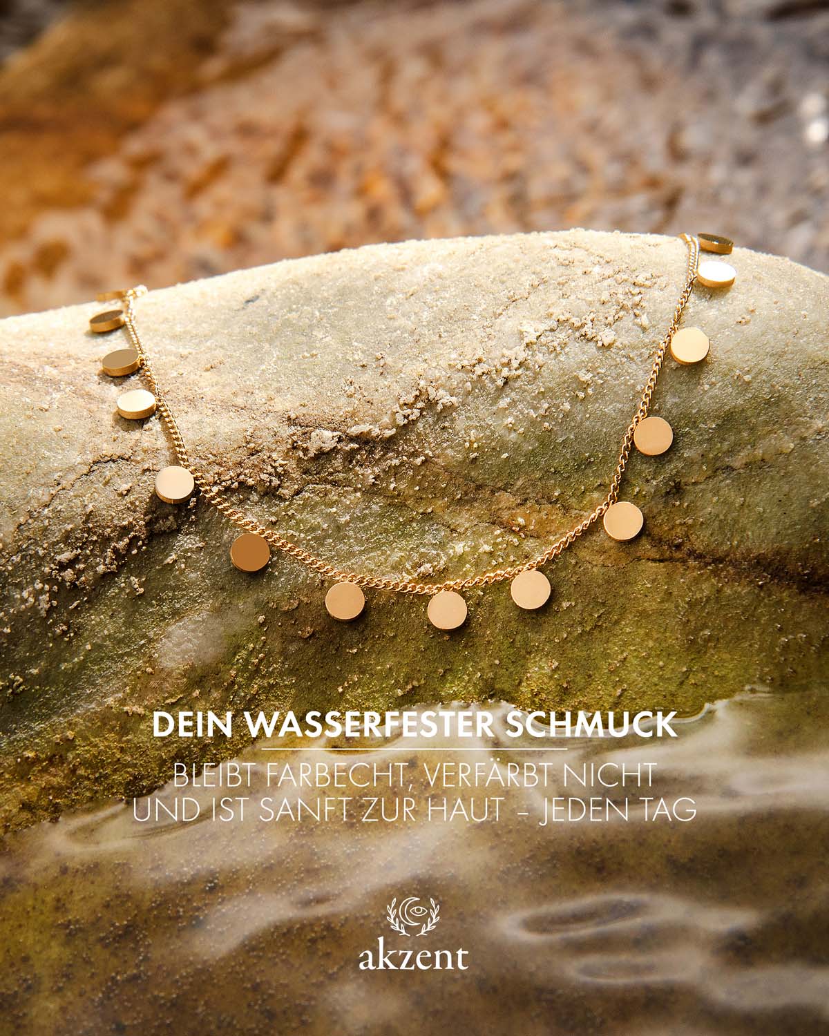 Akzent "Amar" - Halskette mit Plättchen