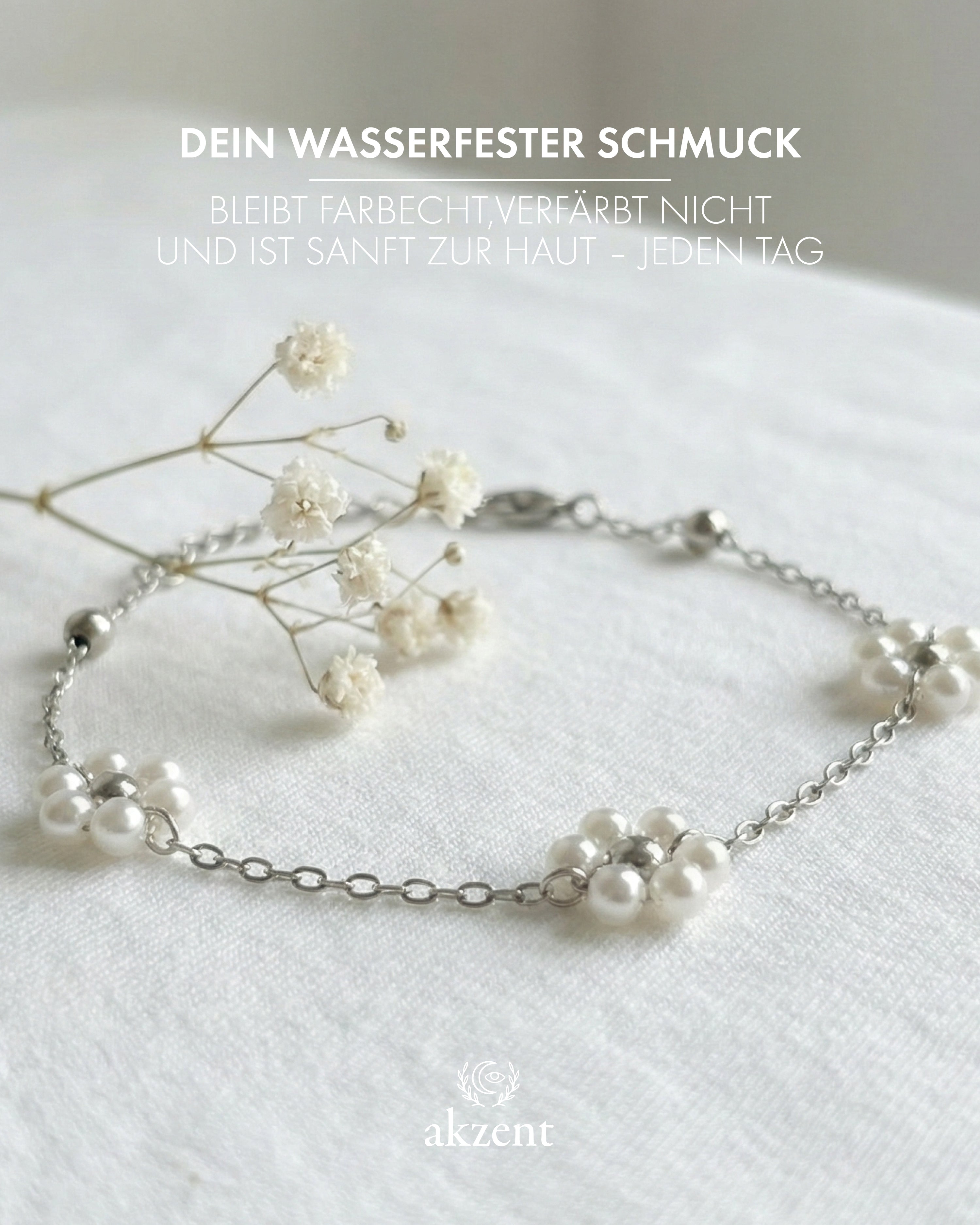 Akzent "Jaika" Armband mit Rojana mit Blüten