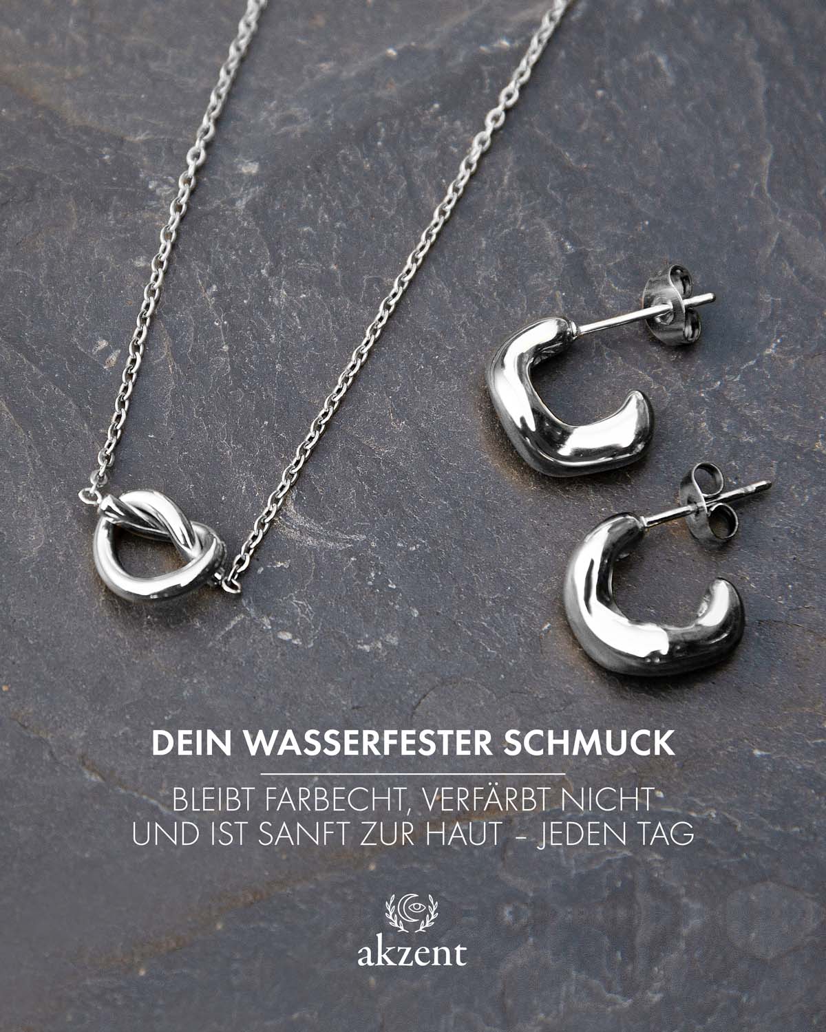 Akzent "Inara"Ohrstecker geschwungene Form