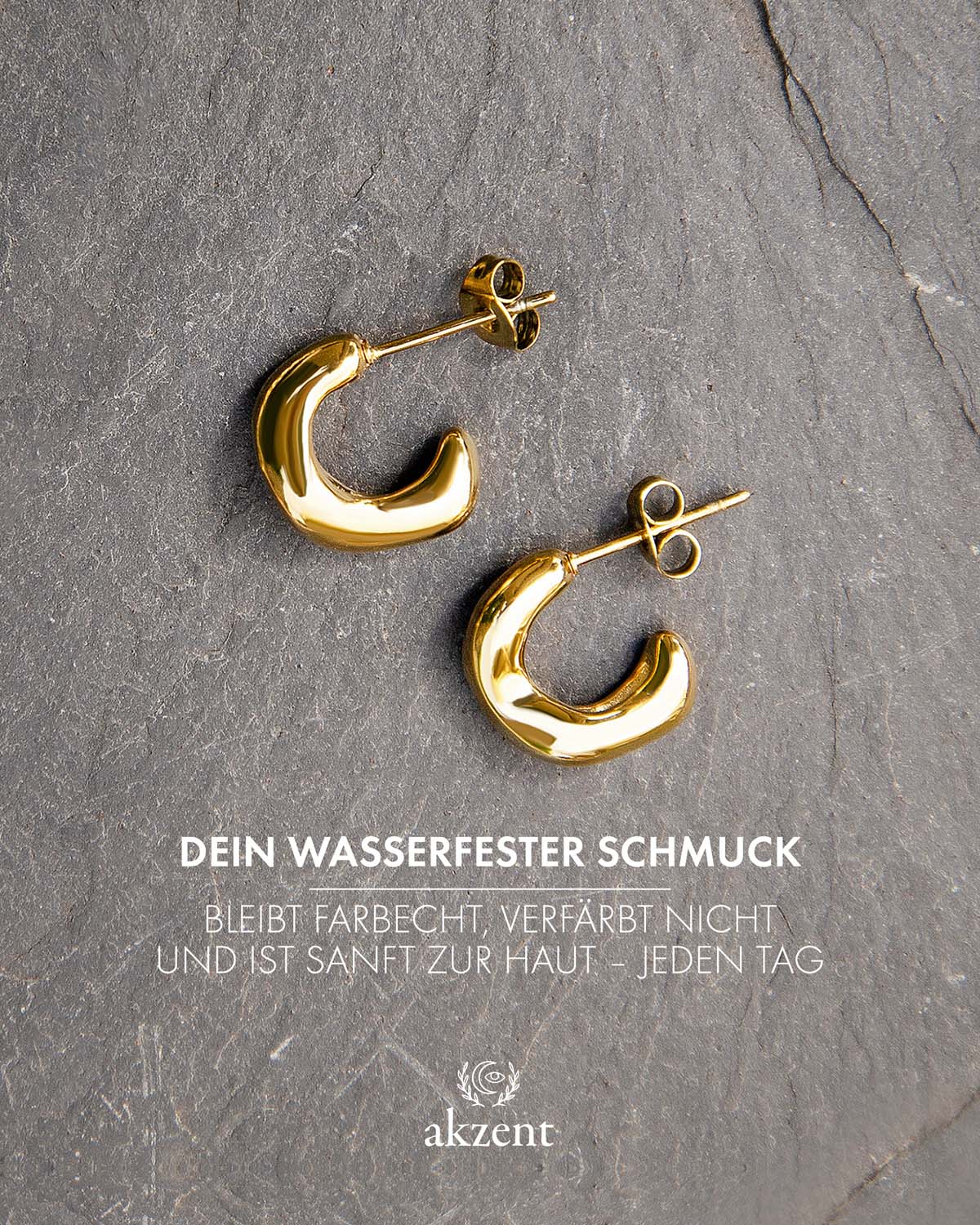 Akzent "Inara"Ohrstecker geschwungene Form
