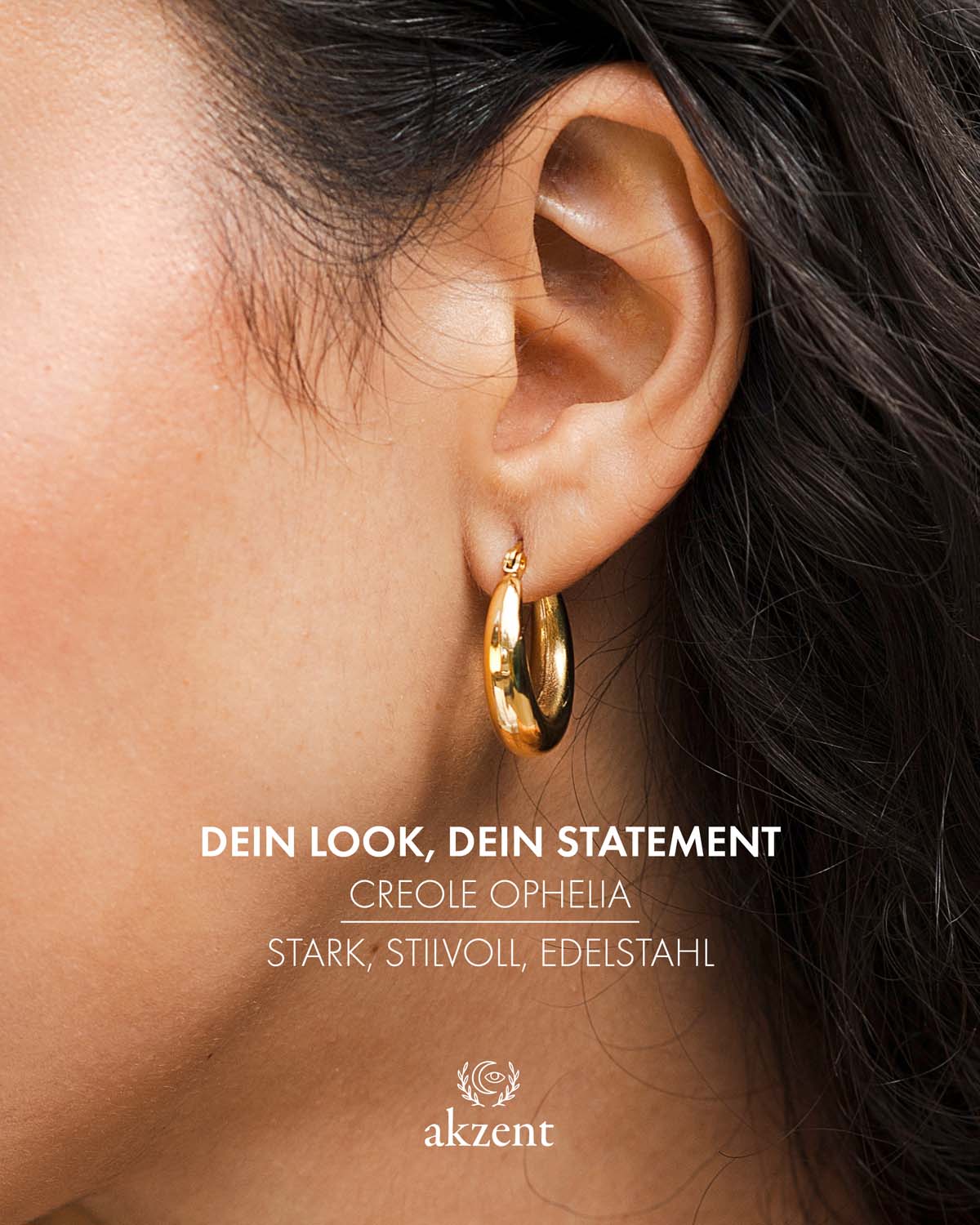Akzent "Ophelia" Creolen