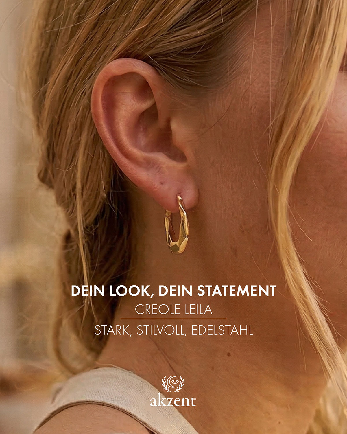 Akzent "Leila" Klappcreolen