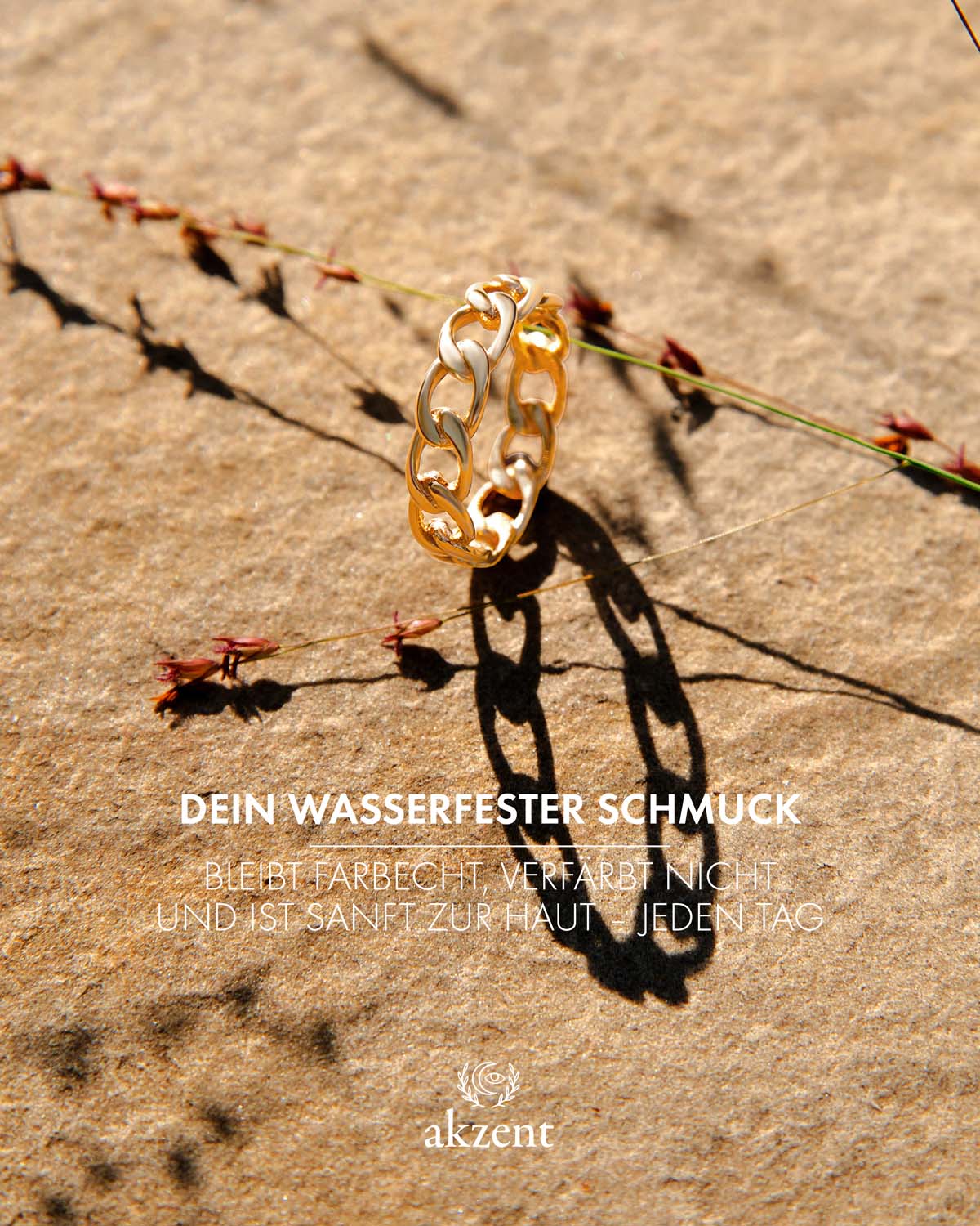 Akzent "Paulina" chain Ring
