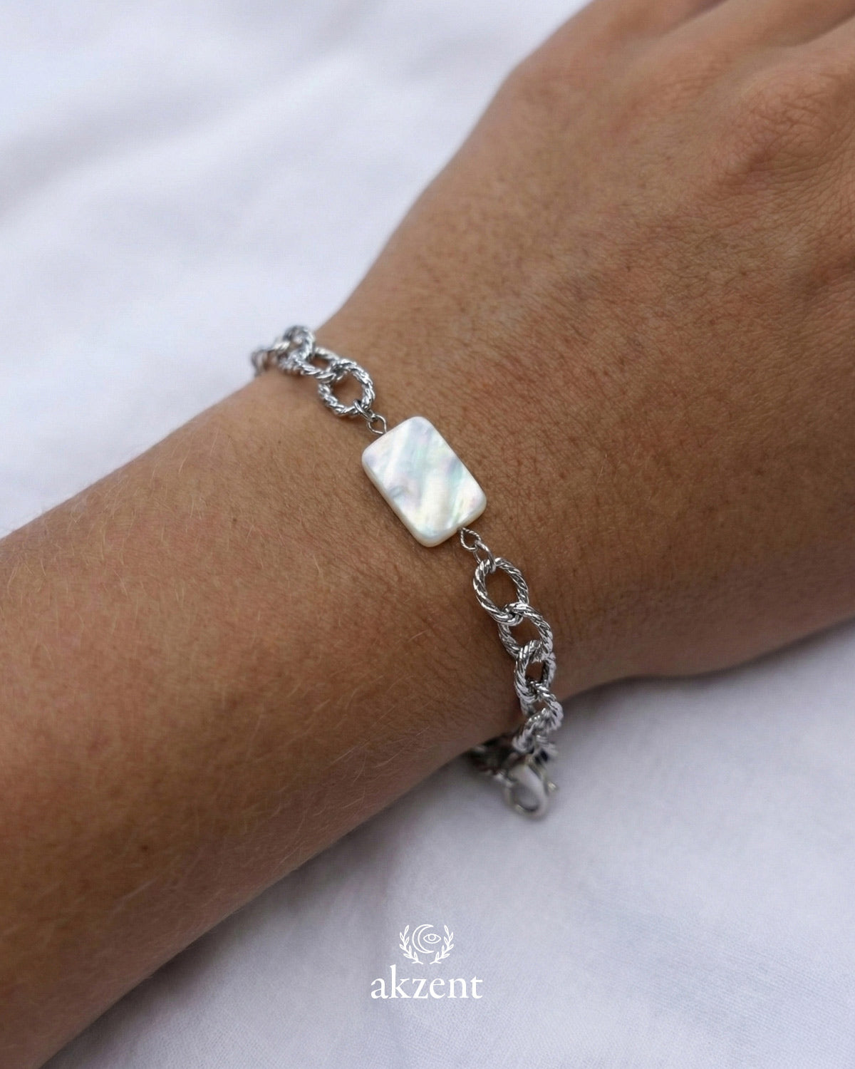 Akzent "Naina" Armband mit Perlmutt