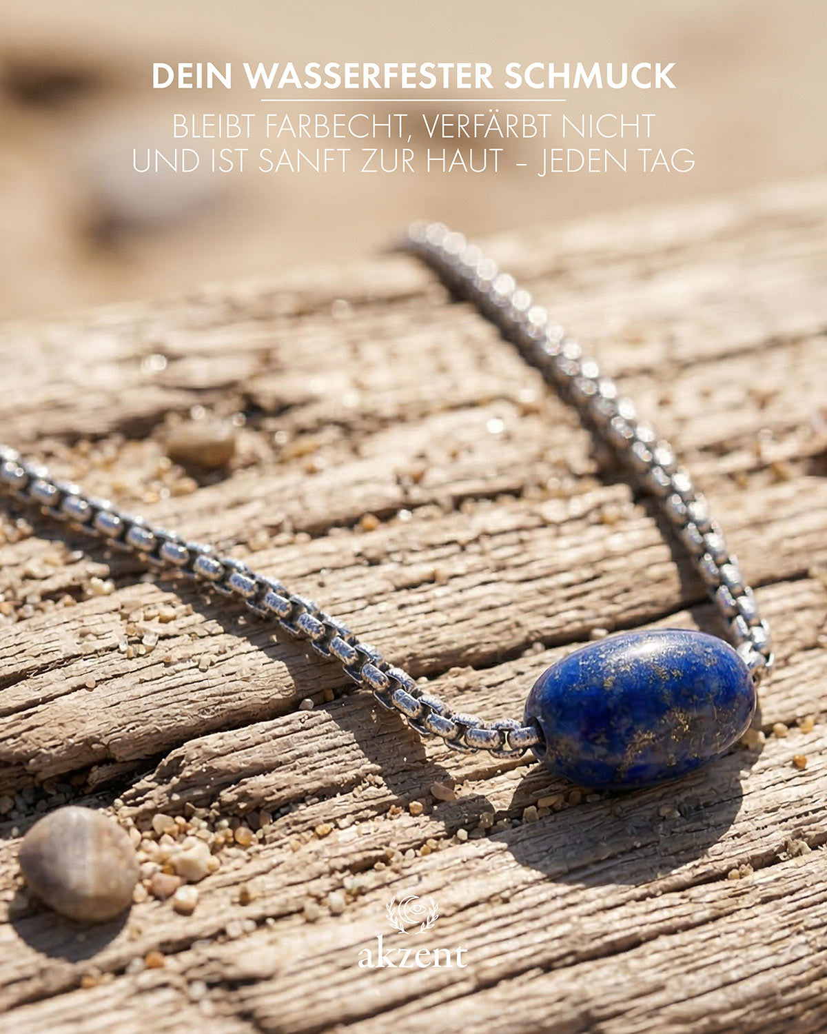 Akzent "Juniper" Kette mit Onyx-Anhänger