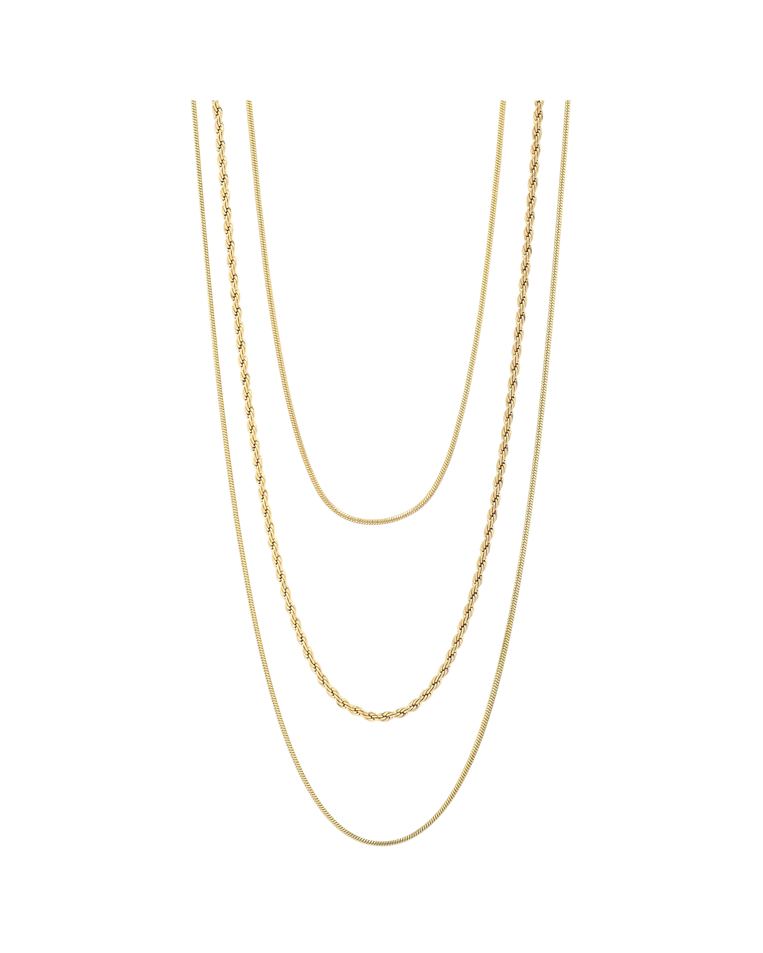 Akzent "Nelda" Layering Halskette