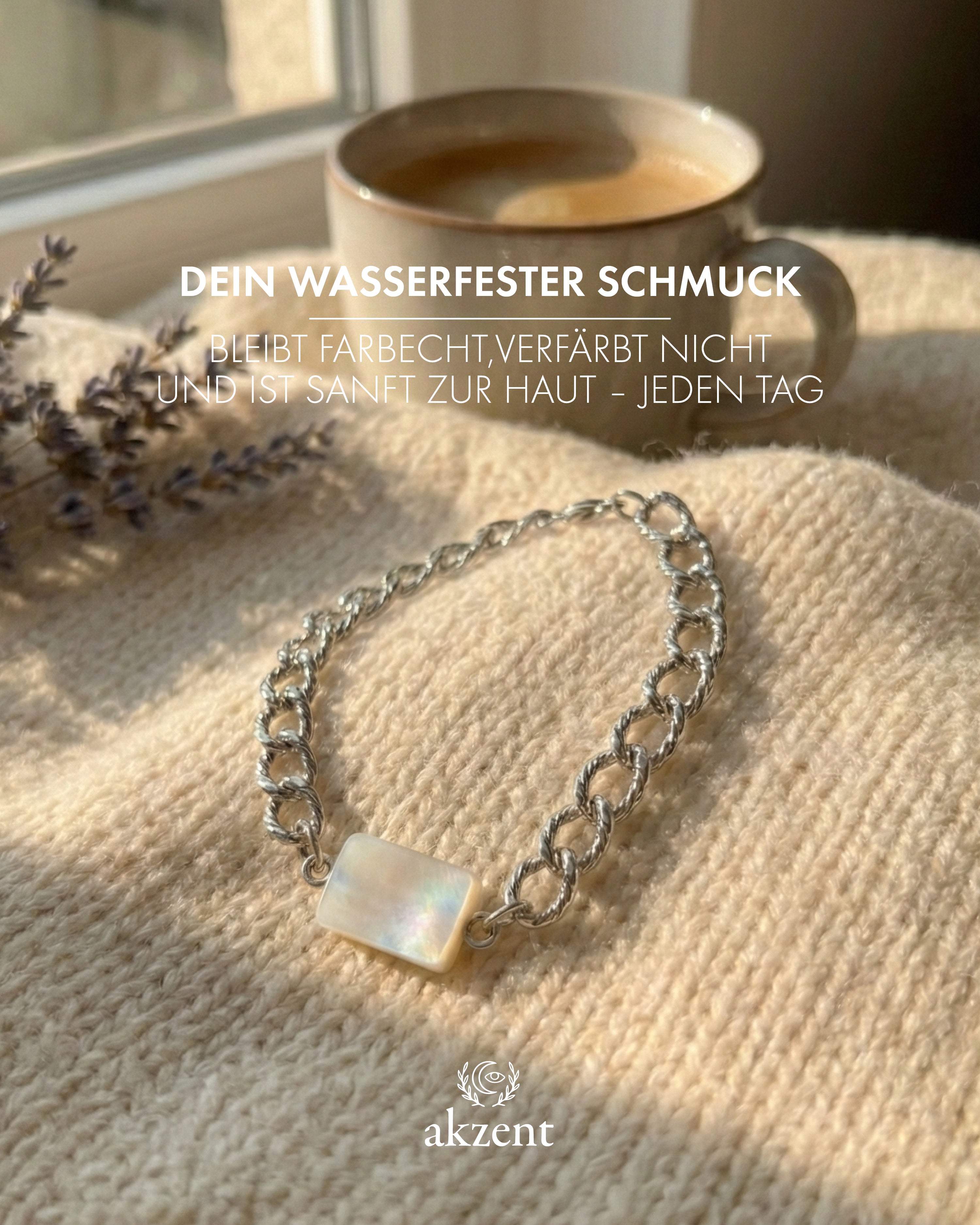 Akzent "Naina" Armband mit Perlmutt