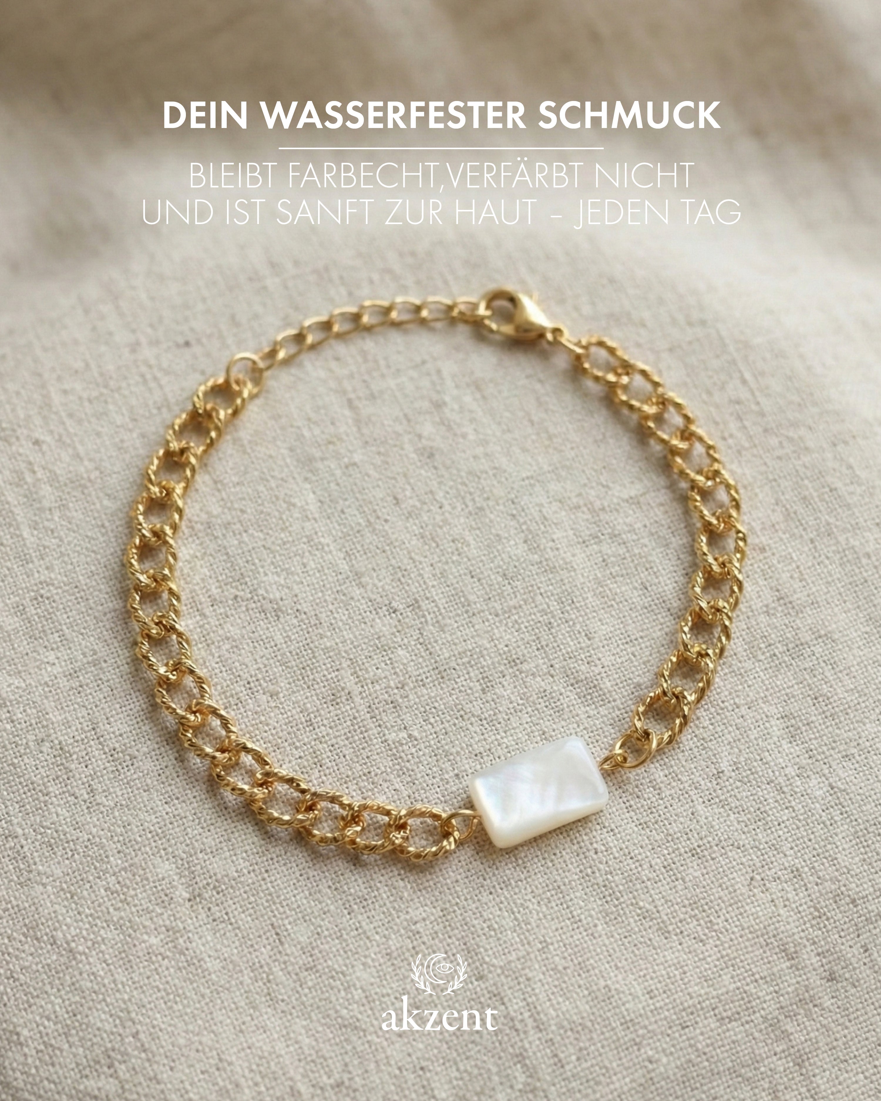 Akzent "Naina" Armband mit Perlmutt
