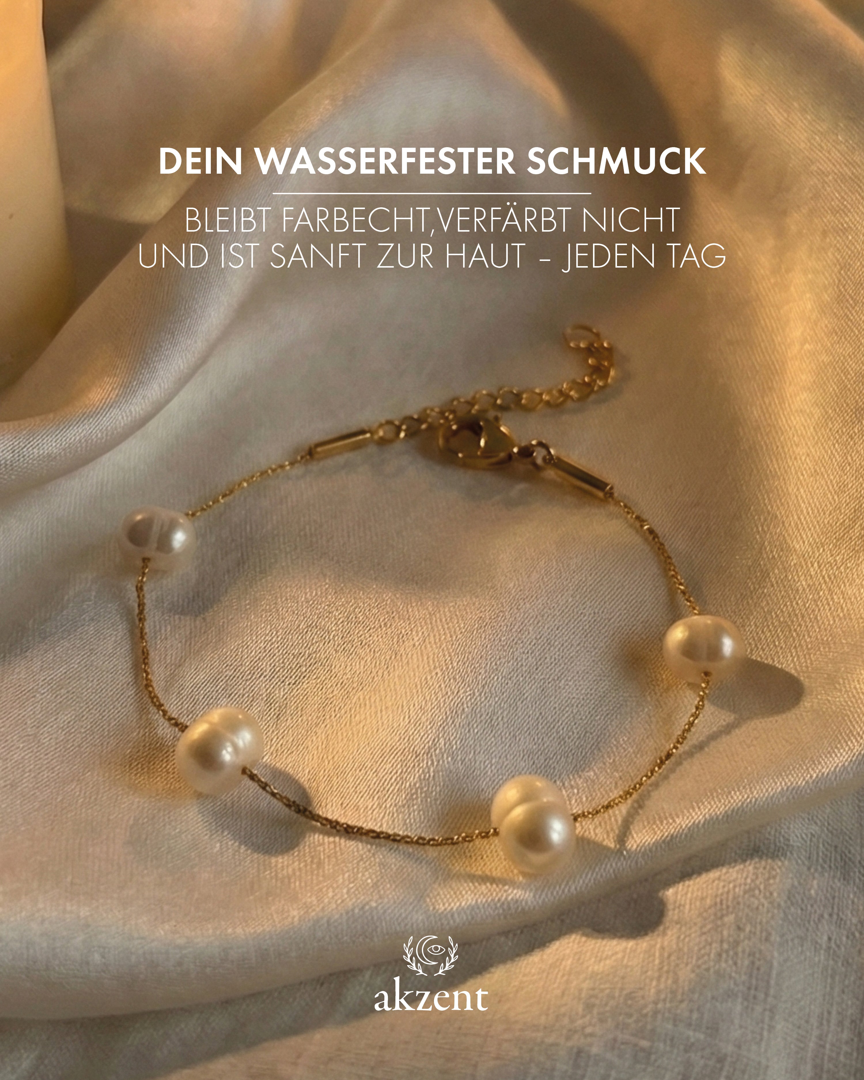 Akzent "Nefeli" Armband mit Süßwasserperlen