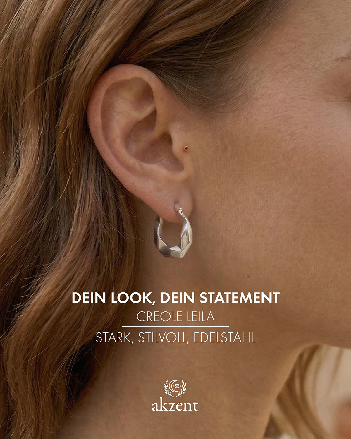 Akzent "Leila" Klappcreolen