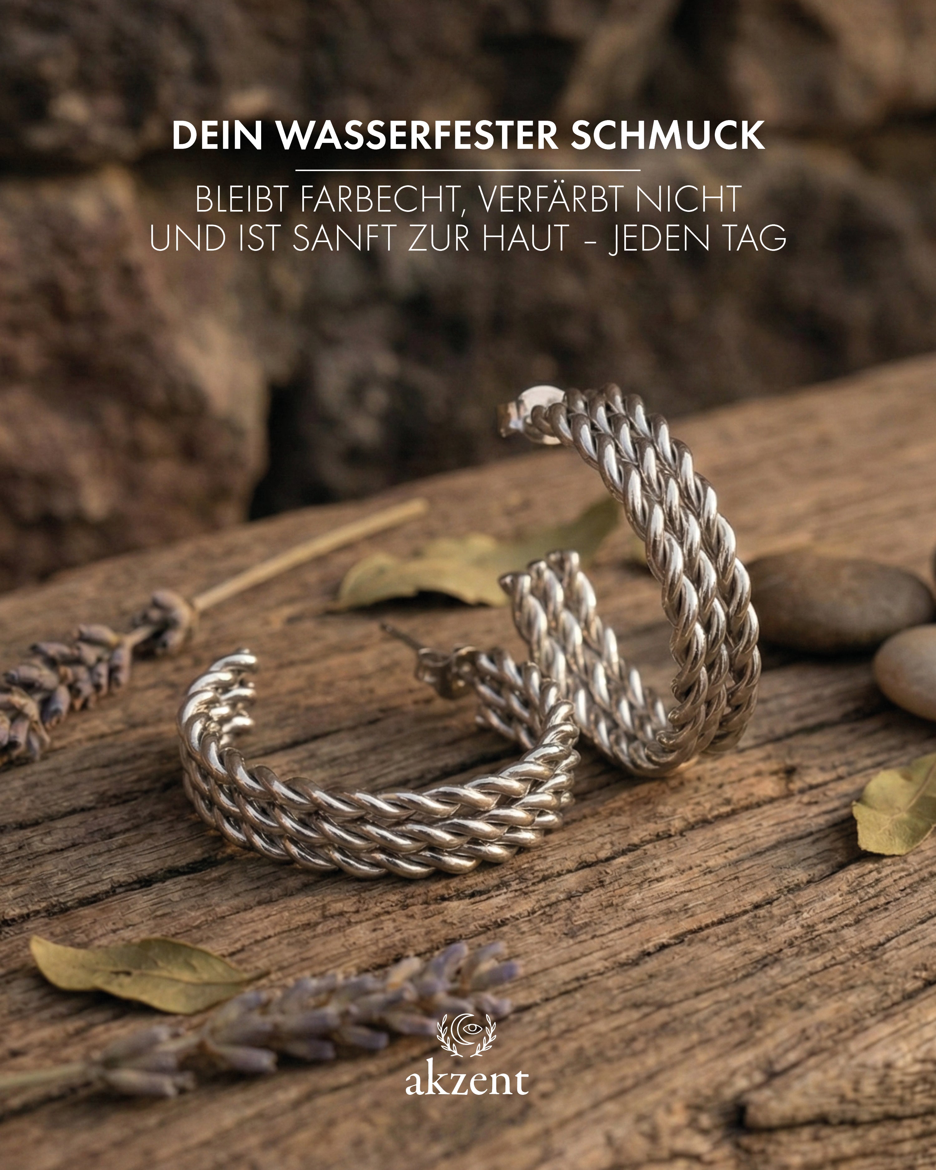 Akzent "Arul" Halbcreole mit Steckverschluss