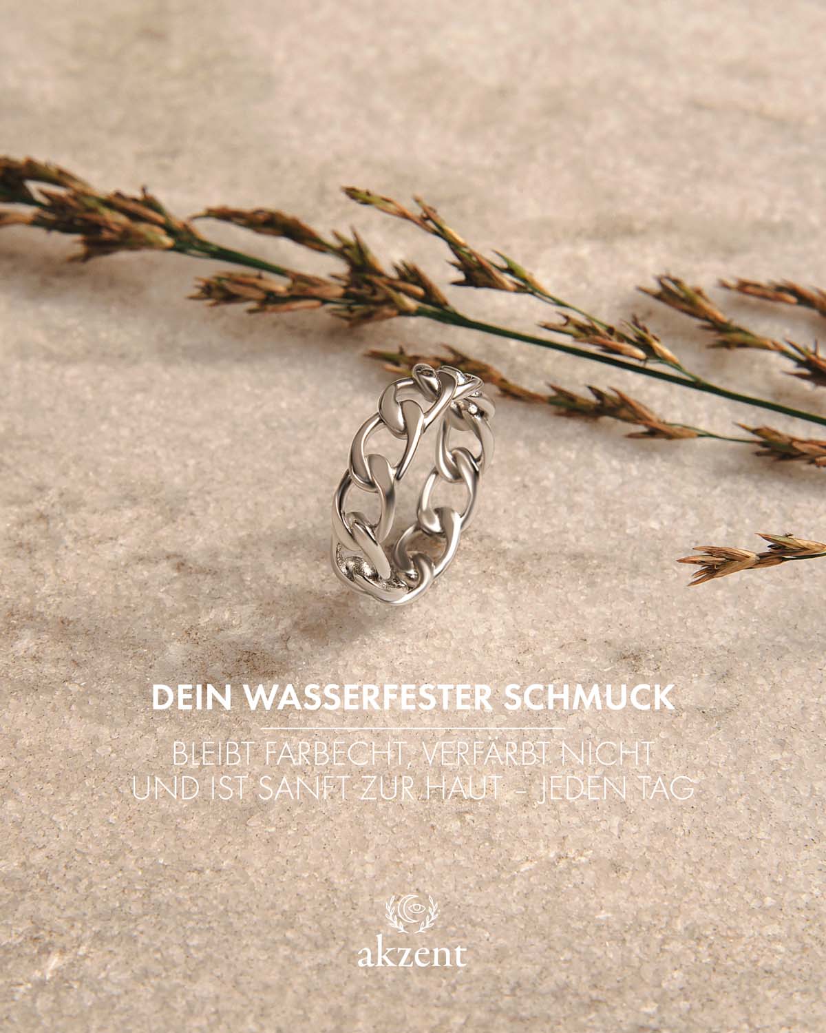 Akzent "Silvana" chain Ring