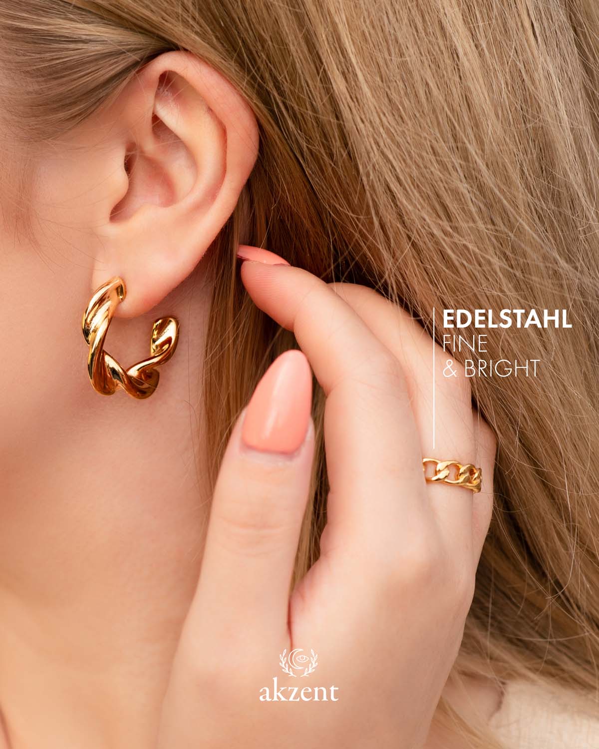 Akzent "Paulina" chain Ring