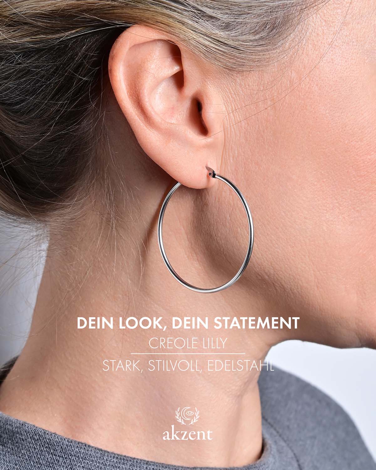Akzent "Lilly" Loop Creolen